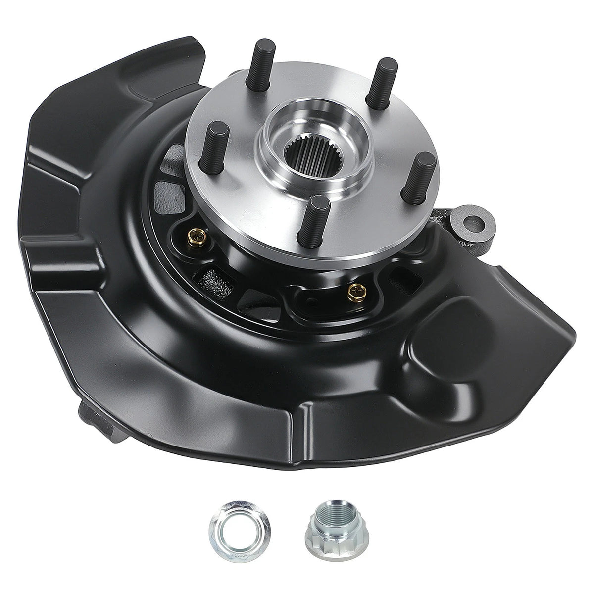 Driver Side Steering Knuckle & Hub for Toyota Sienna (2004–2010) AWD
