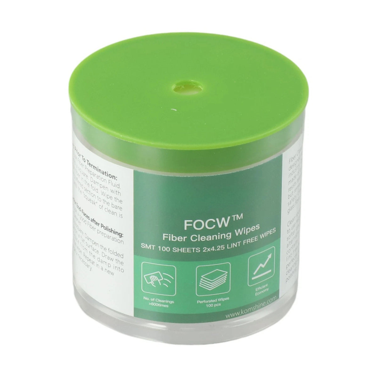 Portable Optical Cleaning Wipes (100 Knots)