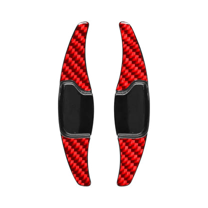 2X Red Steering Wheel Shift Paddle Extensions for Ford Mondeo Taurus Edge