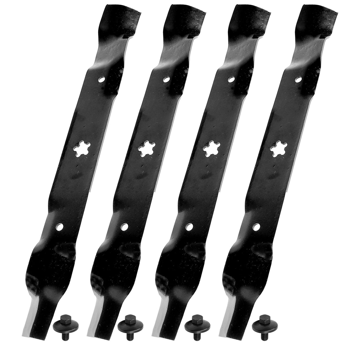 38 in Deck Blades and Bolt Replacement for Husqvarna Dixon Poulan (2011–2018)