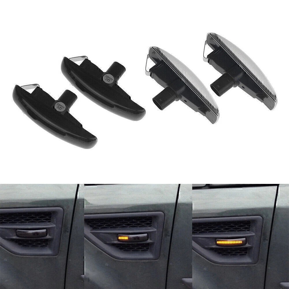 LED Side Marker Lights For 06-13 Range Rover Sport Discovery LR3 LR4 LR2
