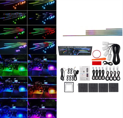 21-in-1 Ambient Light Kit for Automotive (RGB, Wireless APP Setup)