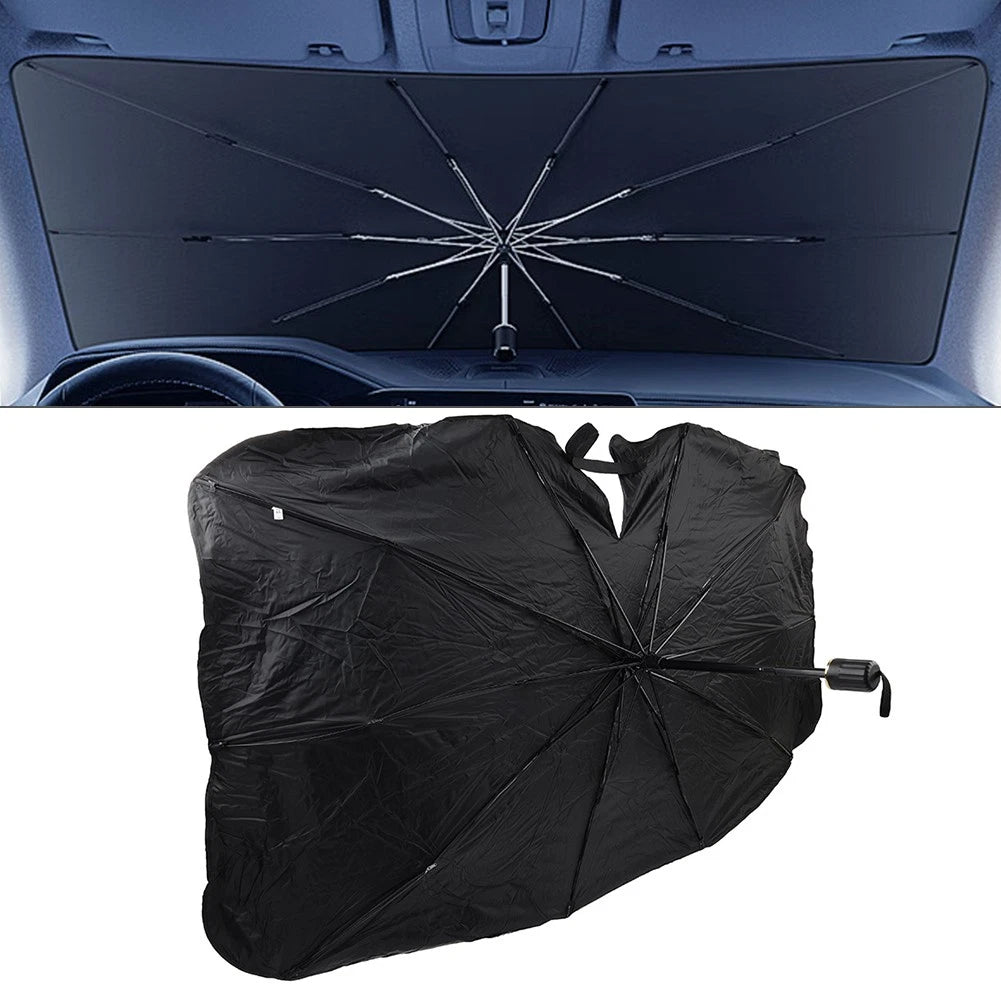Car Windshield Sun Shade Foldable Umbrella Front Window Cover Large Size