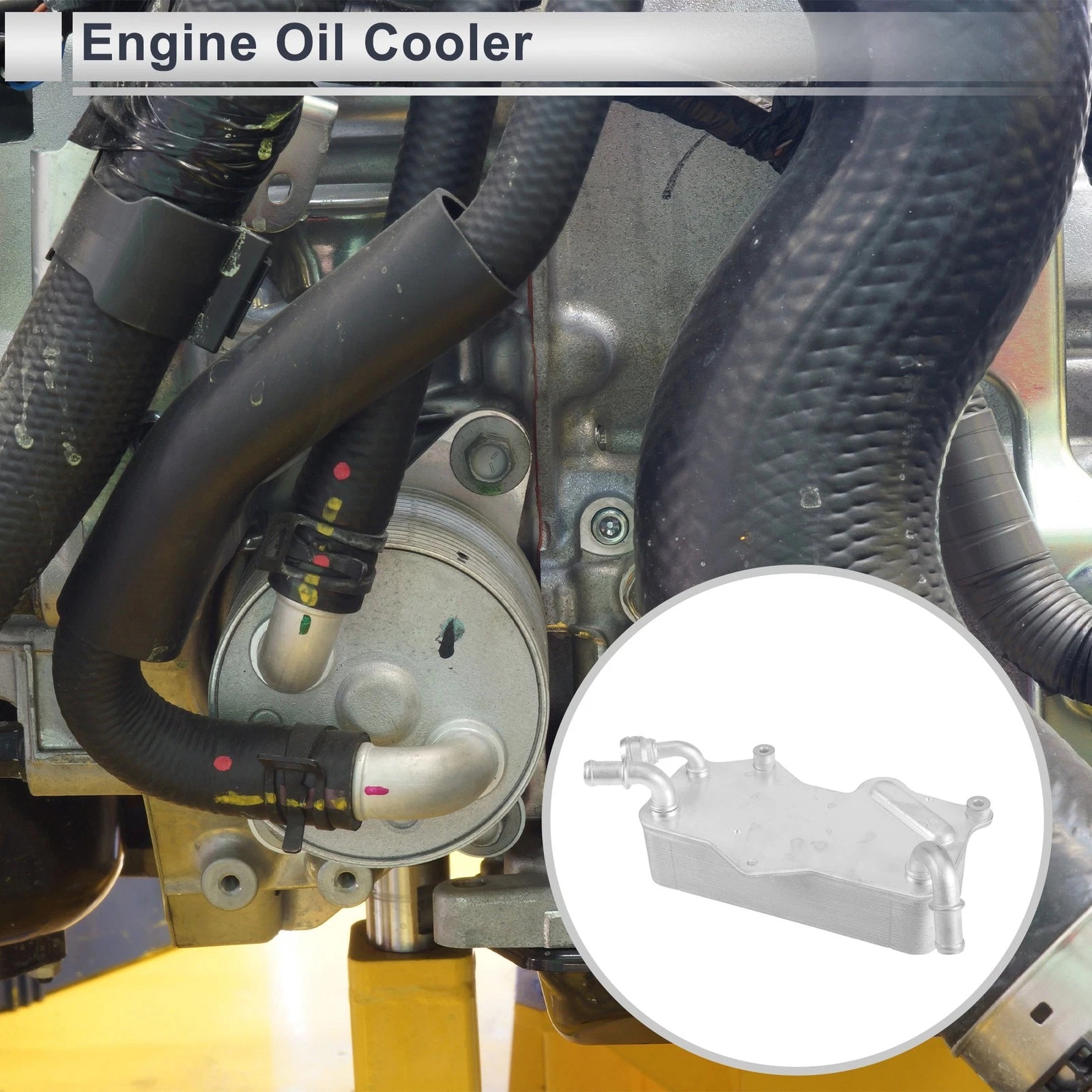 Engine Oil Cooler for Audi A6 (2011–2014) Replacement Transmission Cooler Set