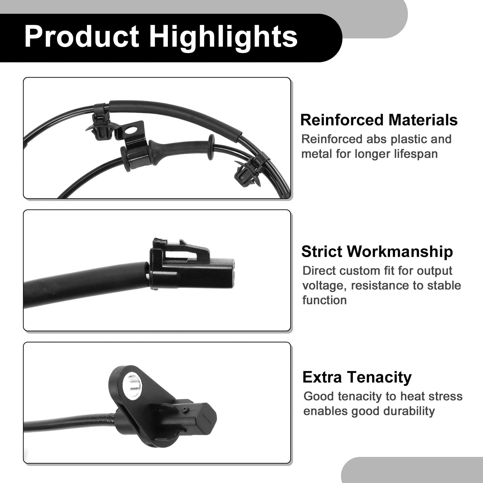 ABS Wheel Speed Sensor Front Right for Hyundai Elantra (2017–2020)