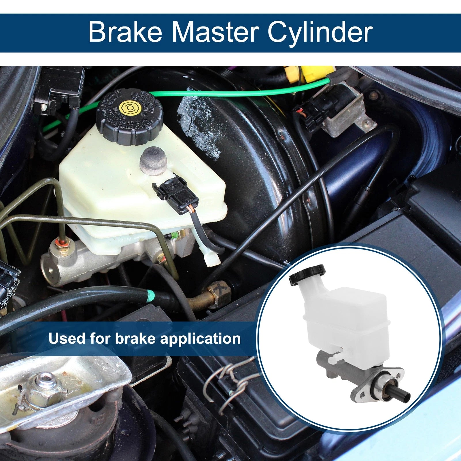 Brake Master Cylinder with Reservoir Replacement for Hyundai Tucson (2005–2007)