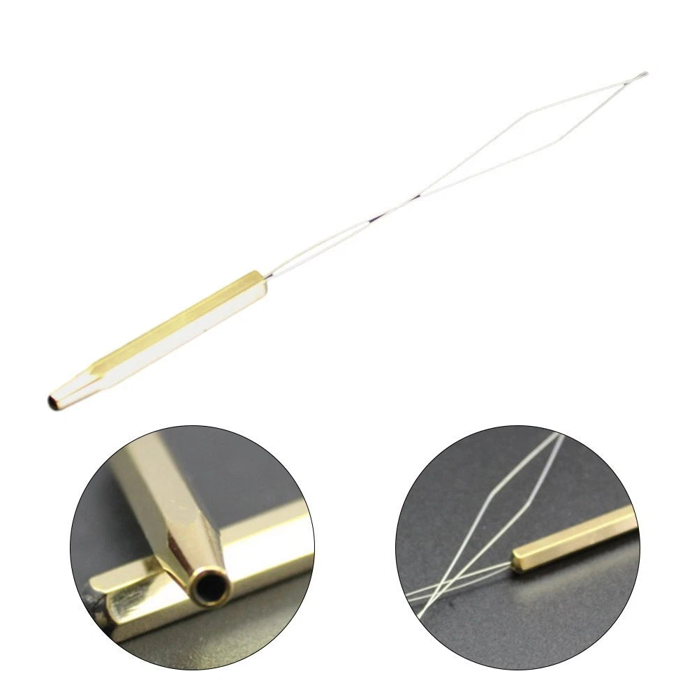 Stainless Steel Bobbin Threader for Fly Tying and Line Winding