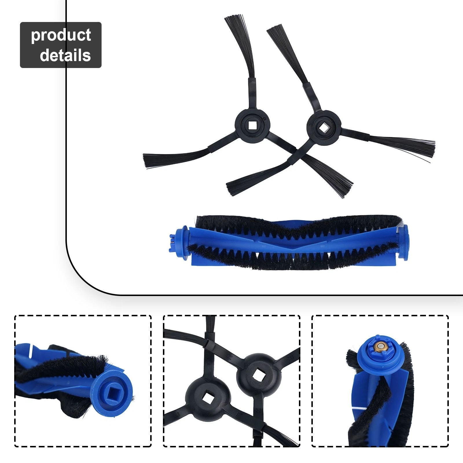 Central Side Brush Kit for Blaupunkt Xtreme BPKVCBB1XTE