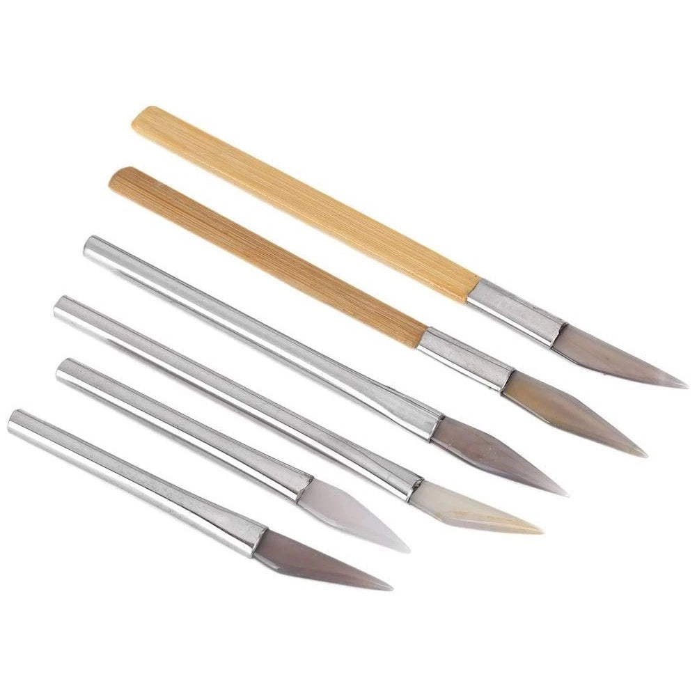 Agate Burnisher Polishing Tool for Metal Clay Work (145-220mm)