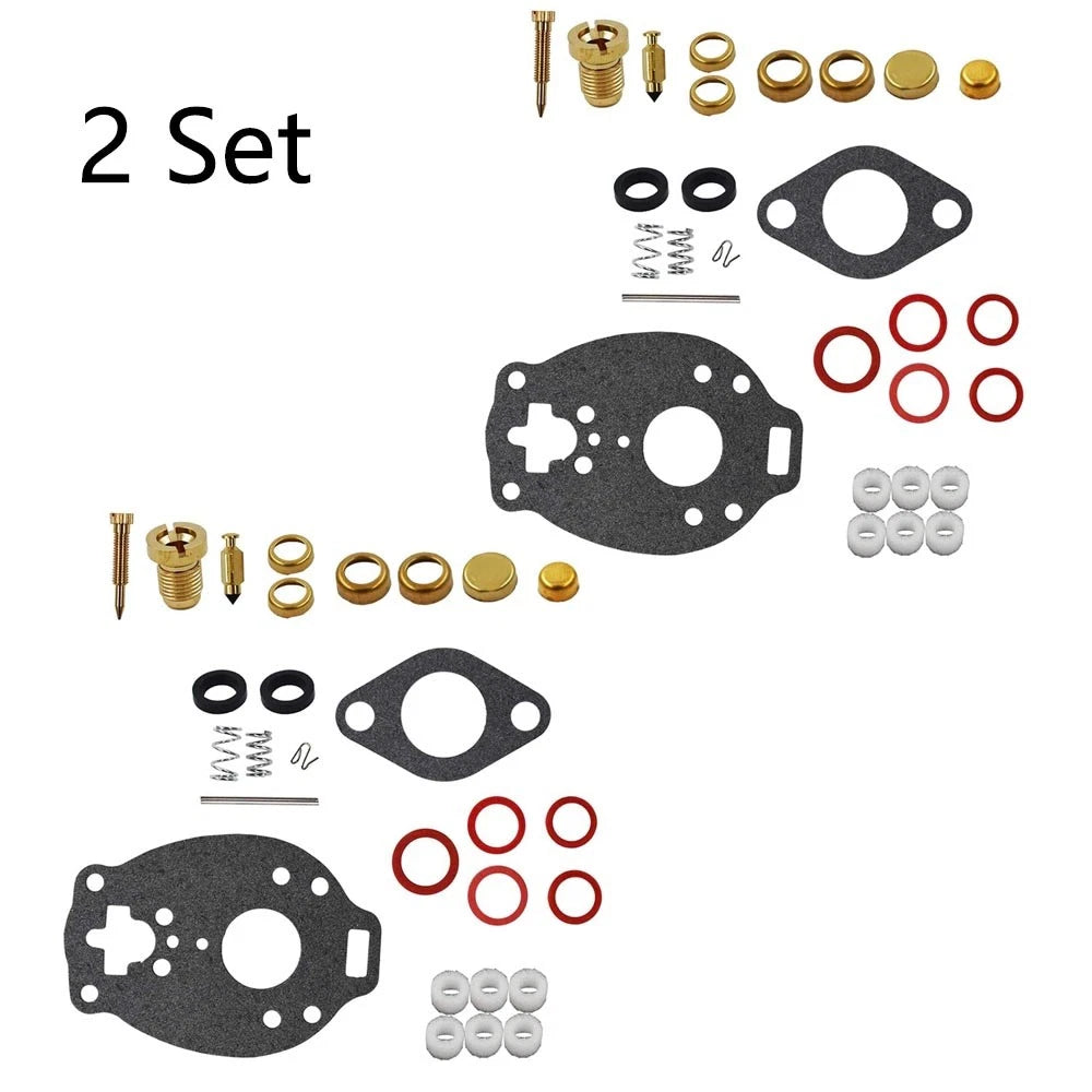 2X Carburetor Kit for Marvel Schebler TSX (Allis, Farmall, Ford) K7505, 778-505
