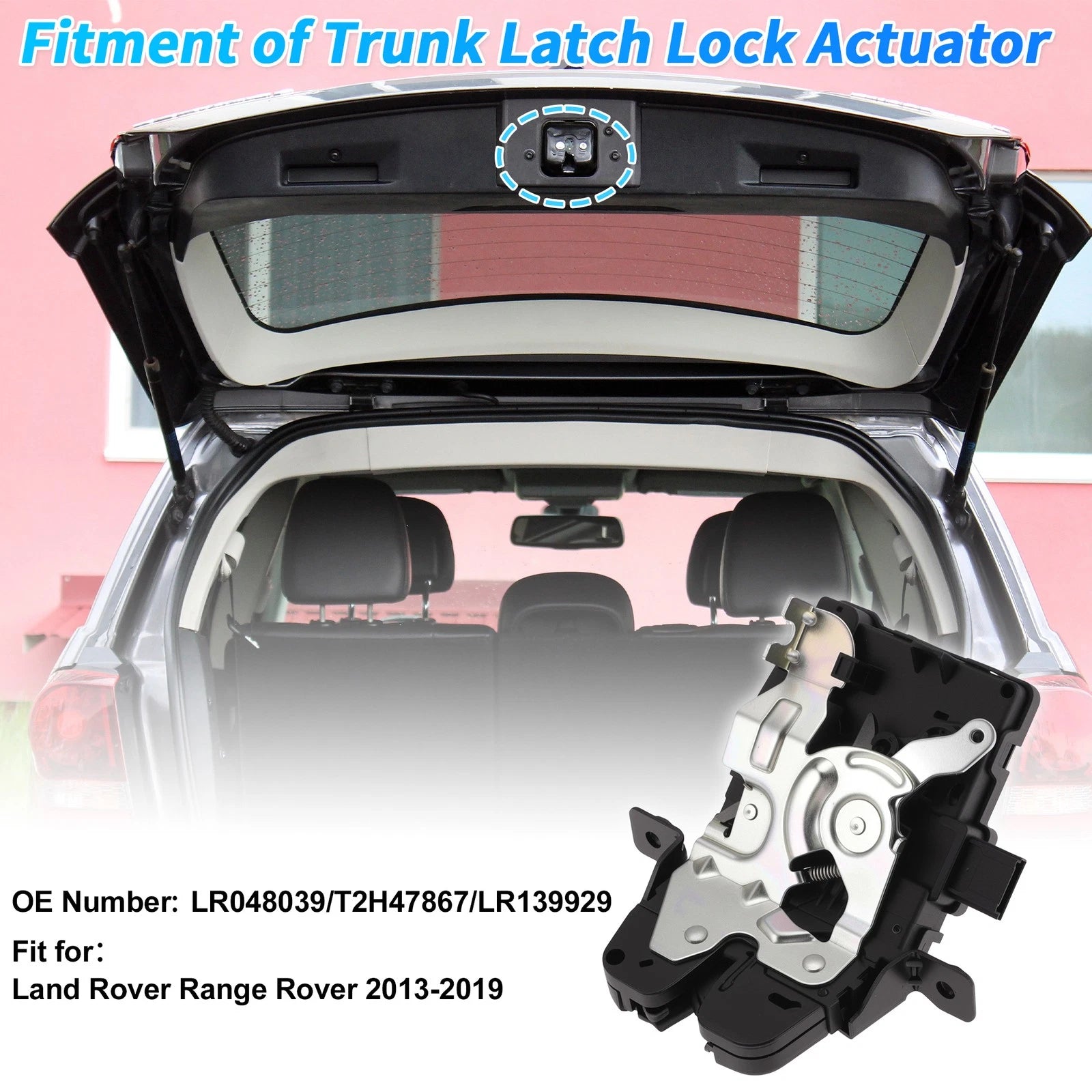 Rear Trunk Latch Lock Actuator for Land Rover Range Rover (2013–2019) LR048039