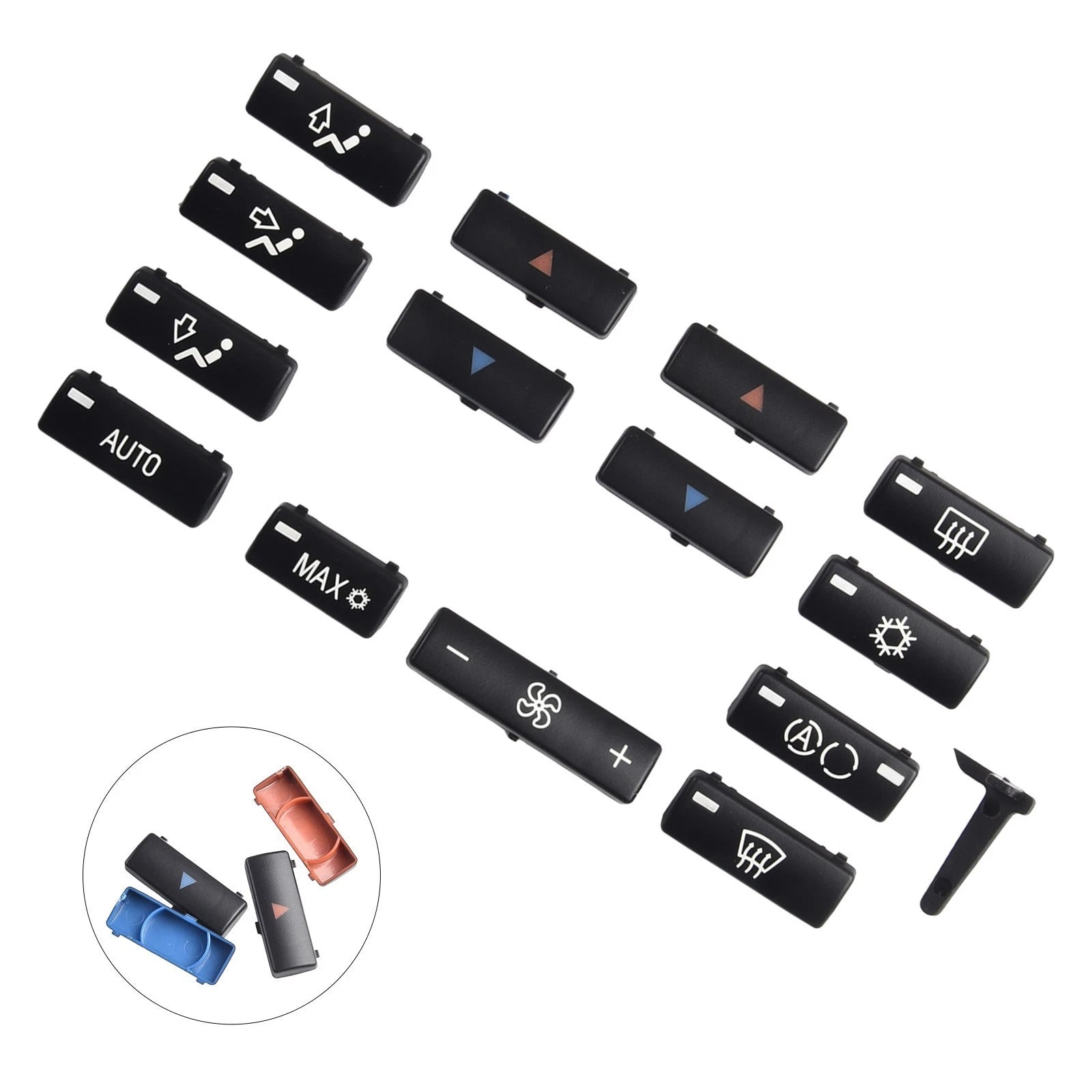 AC Control Panel Switch Buttons for BMW E39 E53 (1996–2006)