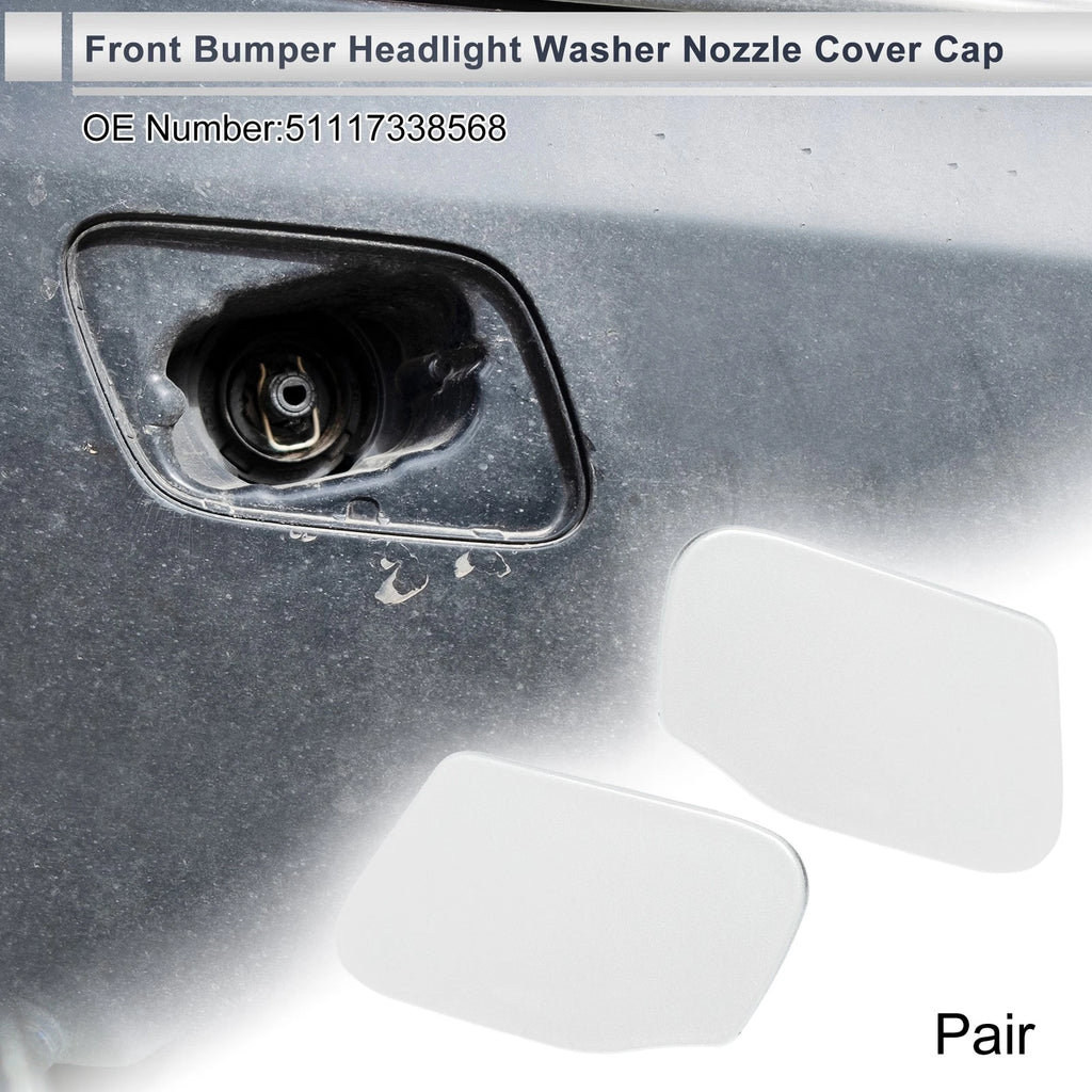 Front Left Right Bumper Headlight Washer Nozzle Cover Cap for BMW X3 (2018–2024)