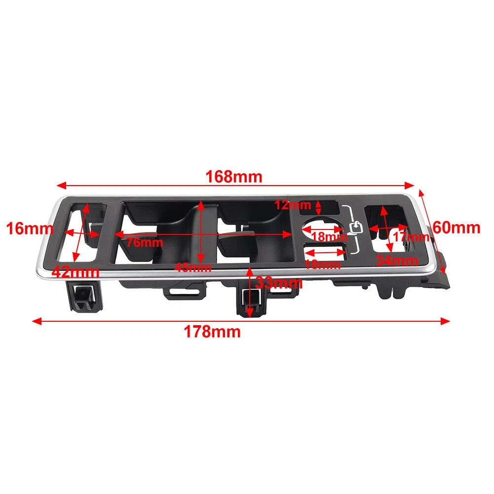 Window Glass Switch Bezel Cover for Land Rover Range Rover (2013–2017)