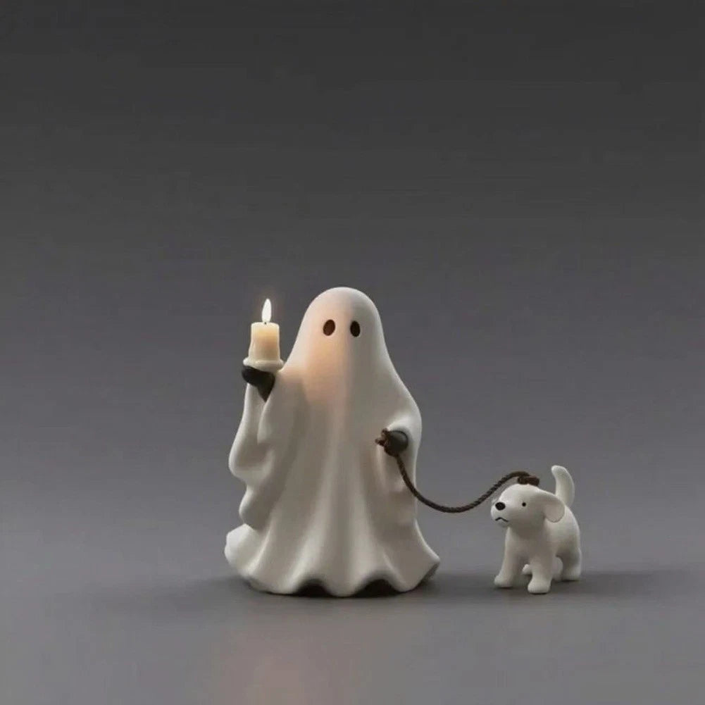Dog Statue for Porch Display Halloween Decoration