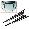 Racing Stripes Graphics Hood Sticker for