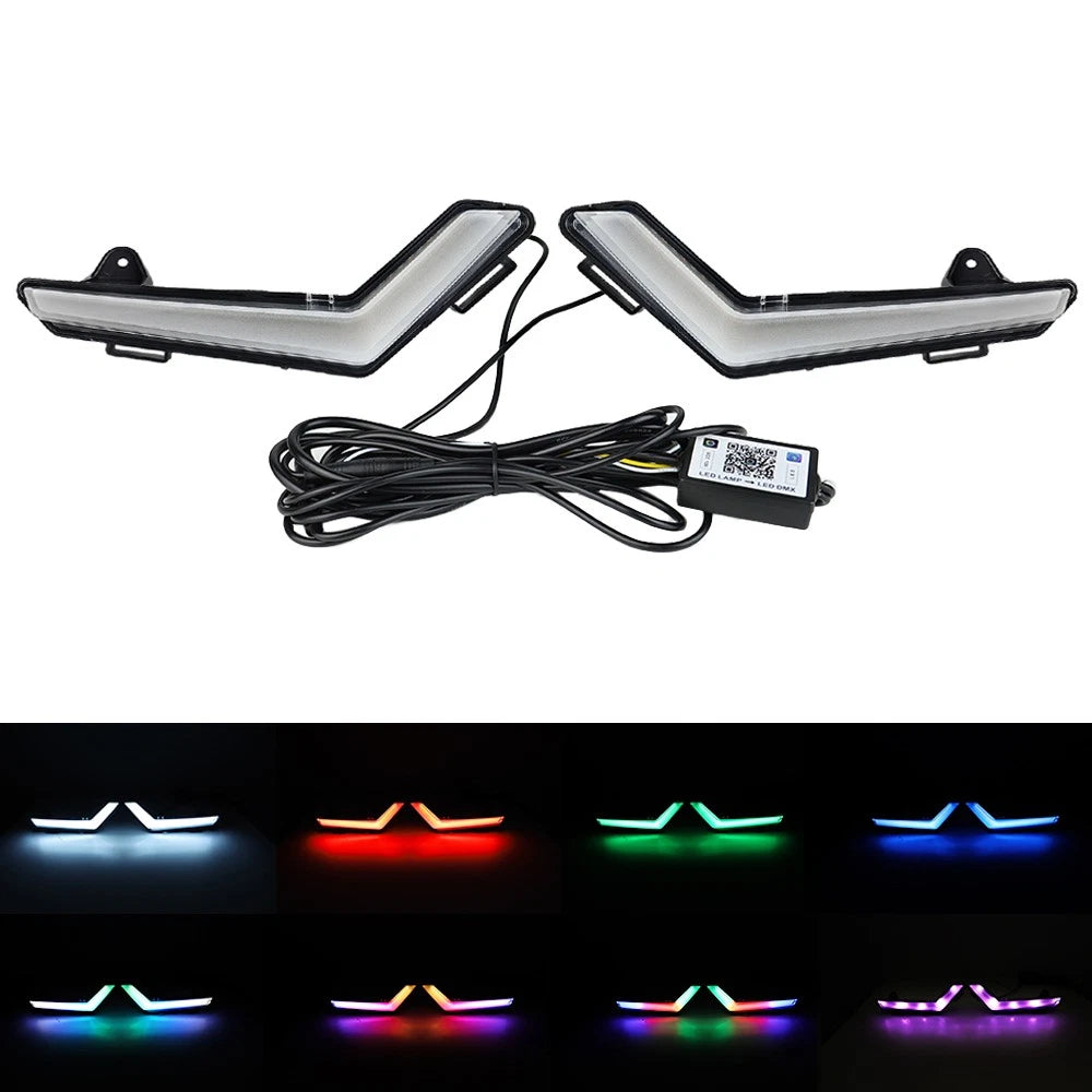 RGB Front LED Signature Light for Can-Am Commander Defender Max (2020–2023)