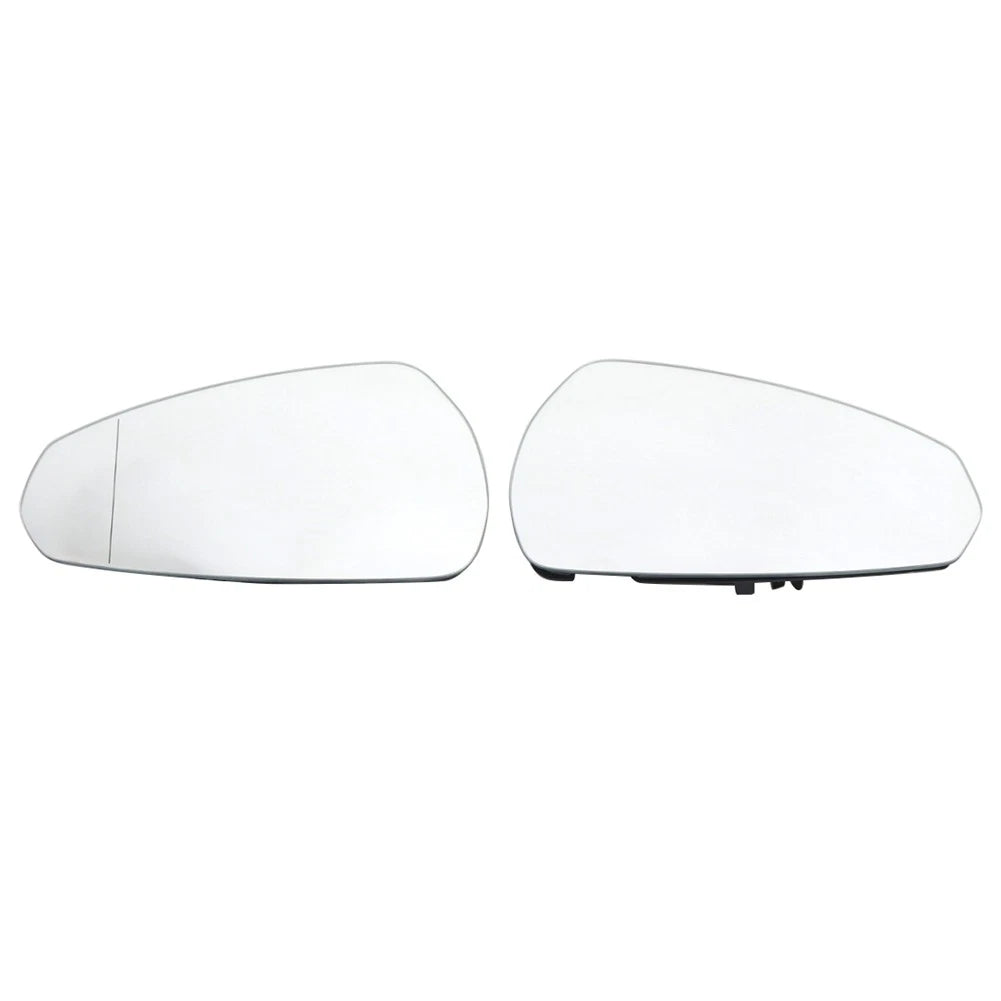 Pair Front Outside Mirror Glass for Audi A3 (2014–2020)