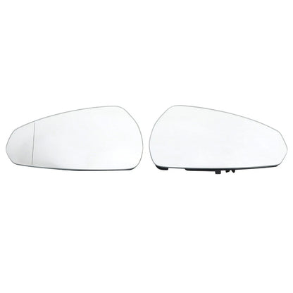 Pair Front Outside Mirror Glass for Audi A3 (2014–2020)