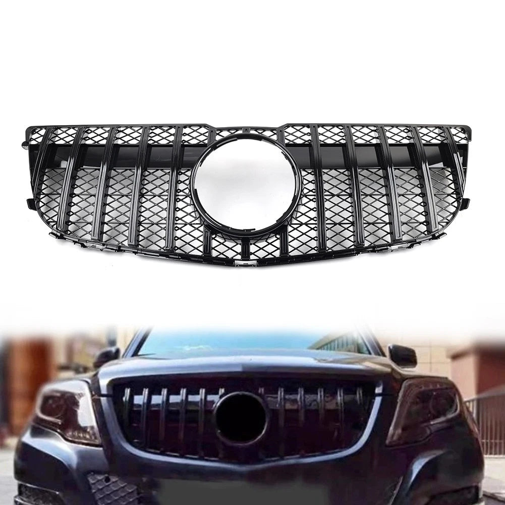GTR Style Front Bumper Hood Grille for Benz GLK Class X204 (2013–2015)