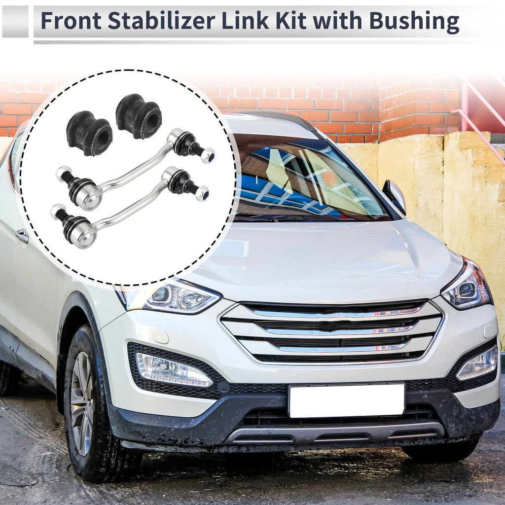 Front Stabilizer Bar Links with Bushings for Hyundai Sonata (2009–2010)