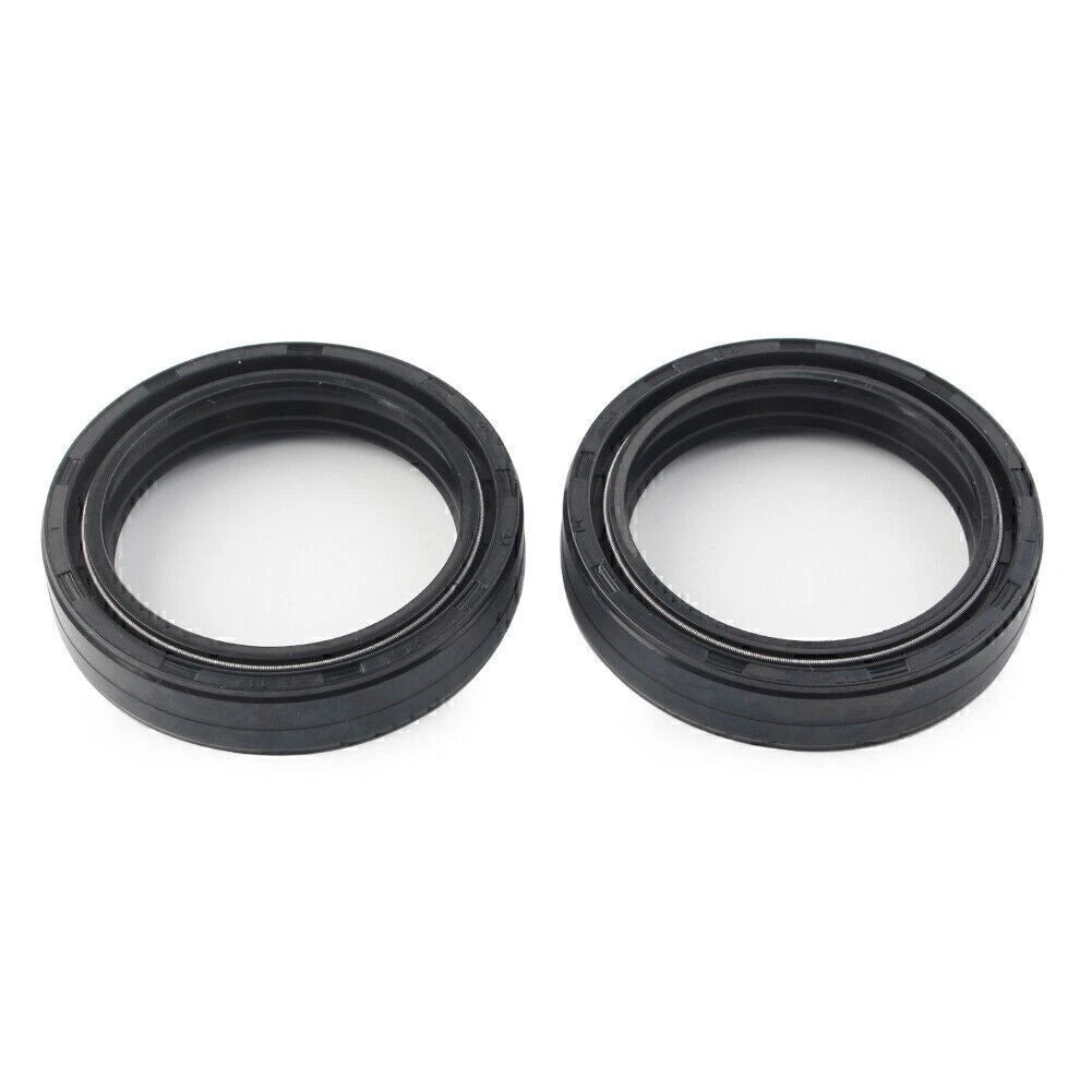 2x Front 43X55-9.5 MM Fork Damper Shock Absorber Fork Oil Seal Motorcycle