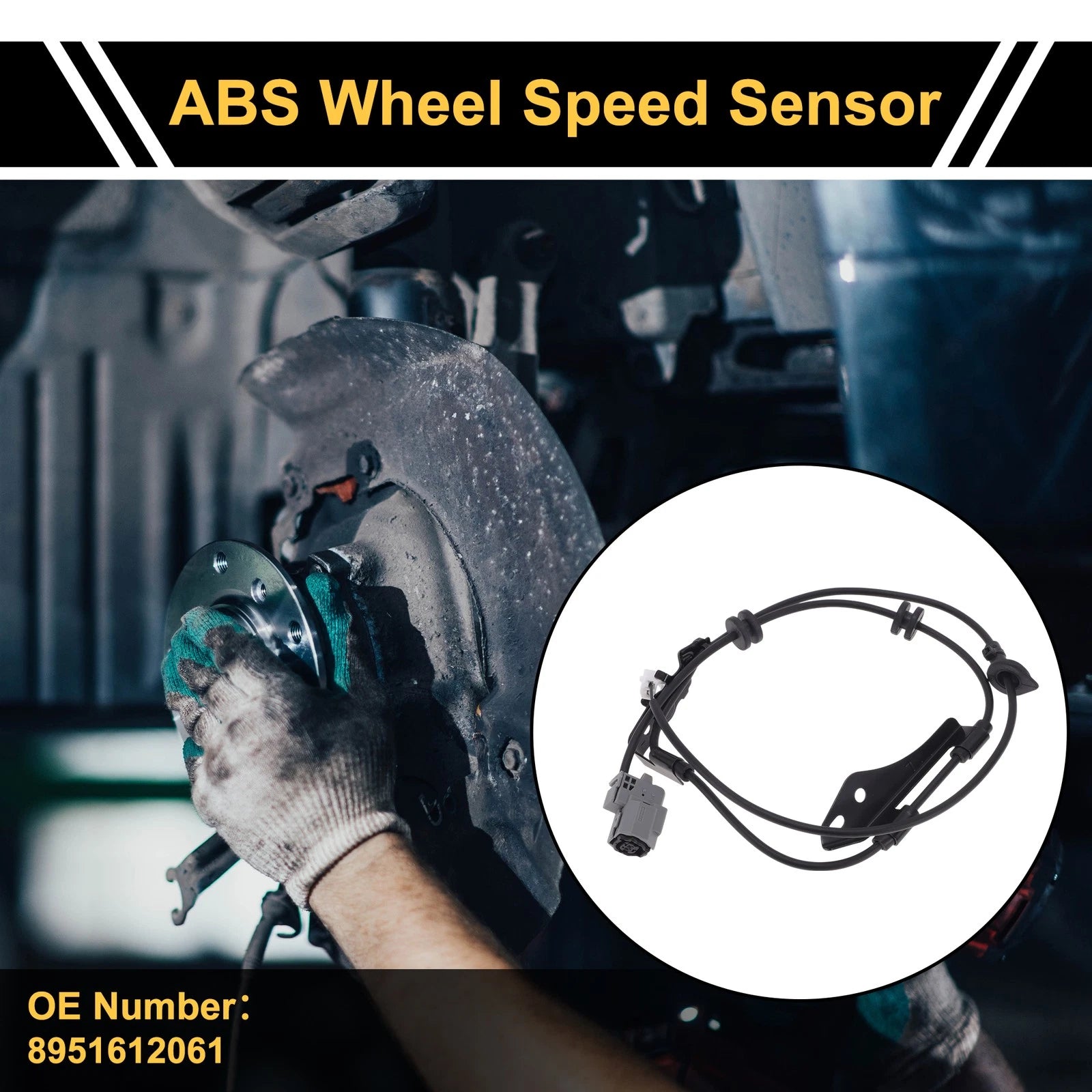 ABS Wheel Speed Sensor Left Rear Replacement for Toyota Corolla (2010–2018)