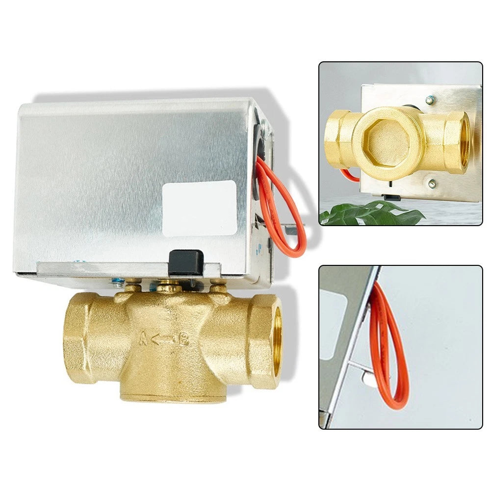 Electric Two Way Valve DN20 for HVAC and Water Heaters