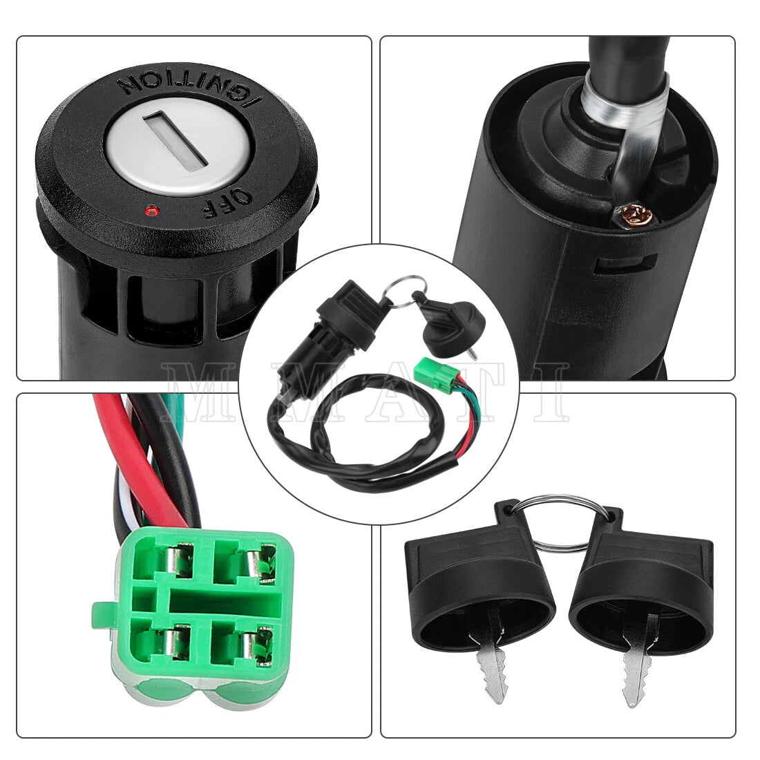Ignition Key Switch for Honda TRX 450 ER (2006–2014) 35100-HP1-003