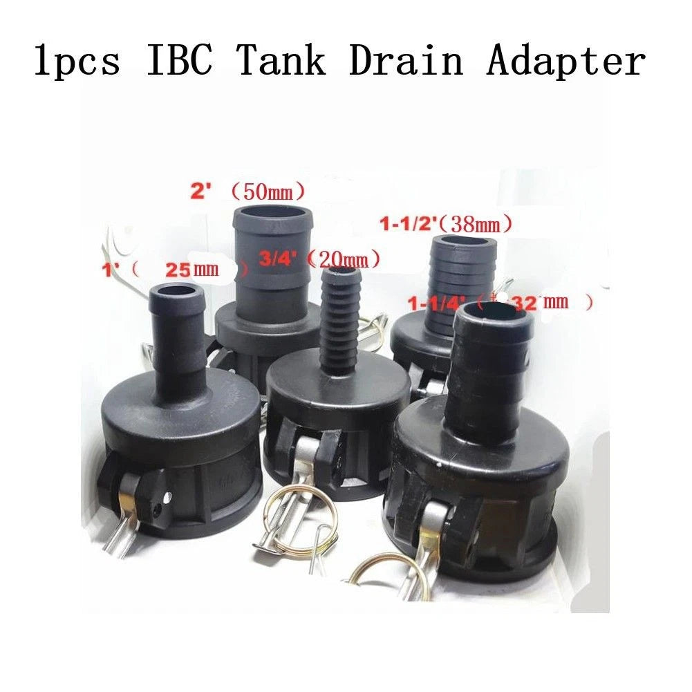 2" Drain Adapter for Tote Tank (60mm Coarse Thread)