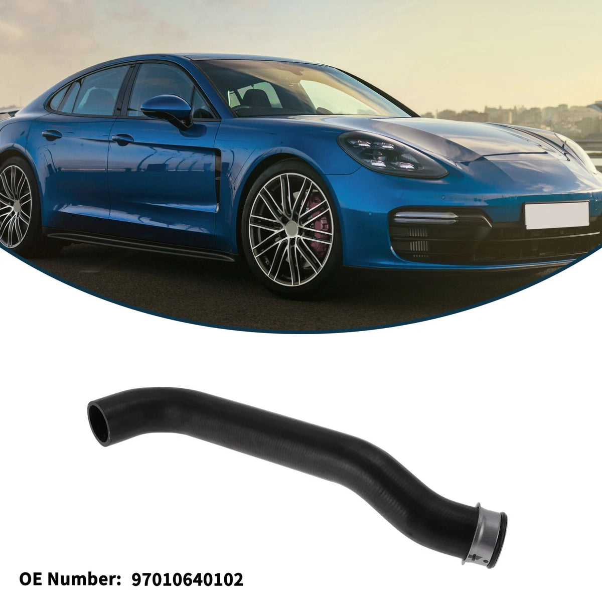 Radiator Hose No. 97010640102 for Porsche Panamera (2009–2016)