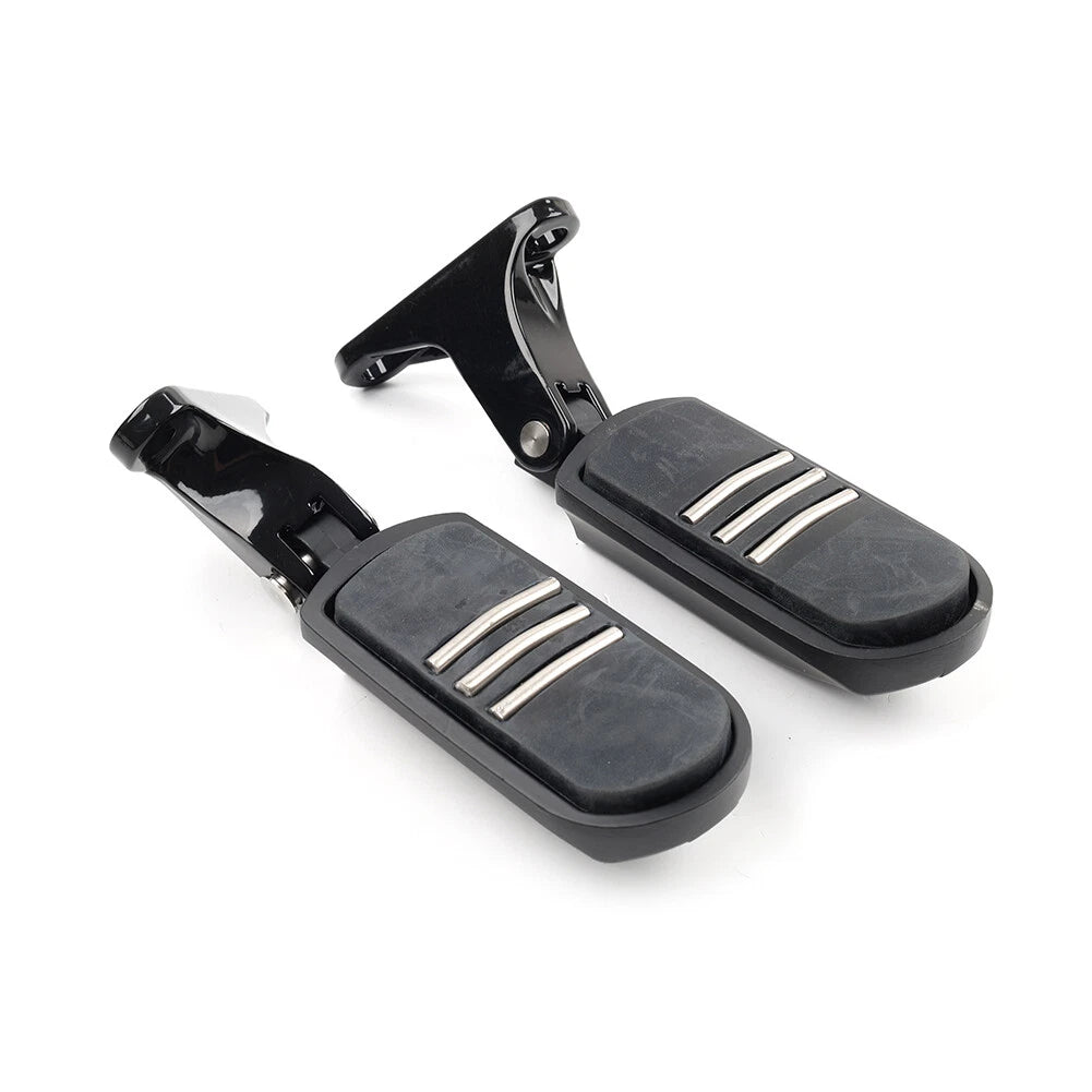 Pair Rear Passenger Footpeg Mount Bracket for Harley Touring Electra Glide (1993–2023)