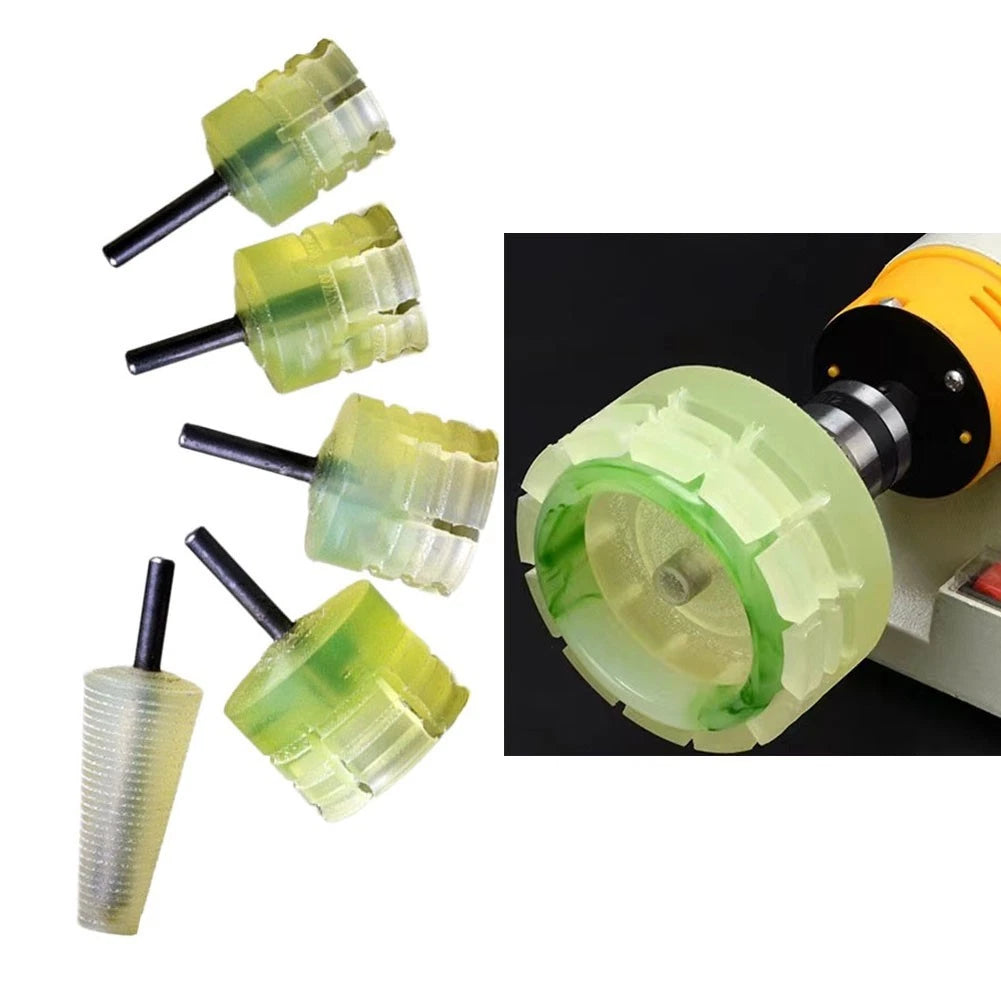 Silicone Polishing Mandrel for Agate Jade Ring