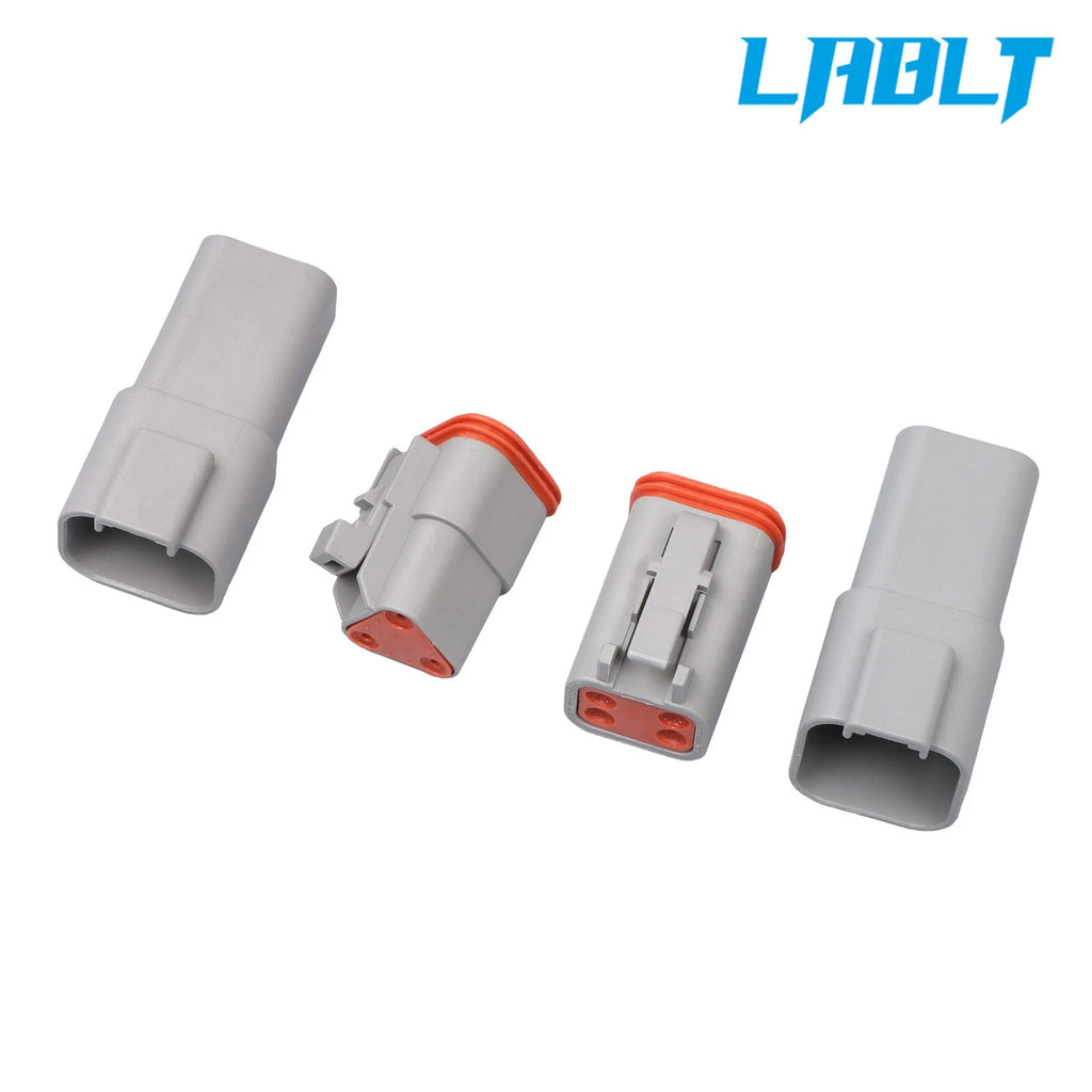 2X DT Connector Kits 2-12 Pin for LABLT (14-20 GA) with Removal Tool
