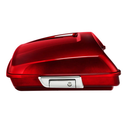 Razor Trunk with Pad Mount Rack for Harley Touring (2014–2026) Velocity Red Sunglo
