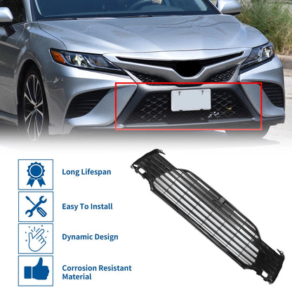 Front Lower Bumper Grille for Toyota Camry LE (2021–2022) Black