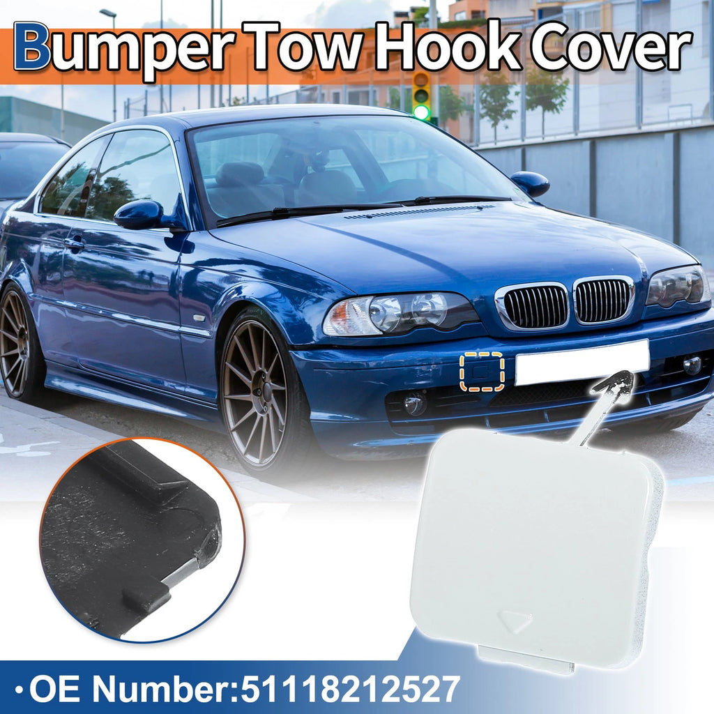 Front Tow Hook Cover Replacement for BMW 525i 528i 530i (2004–2010)