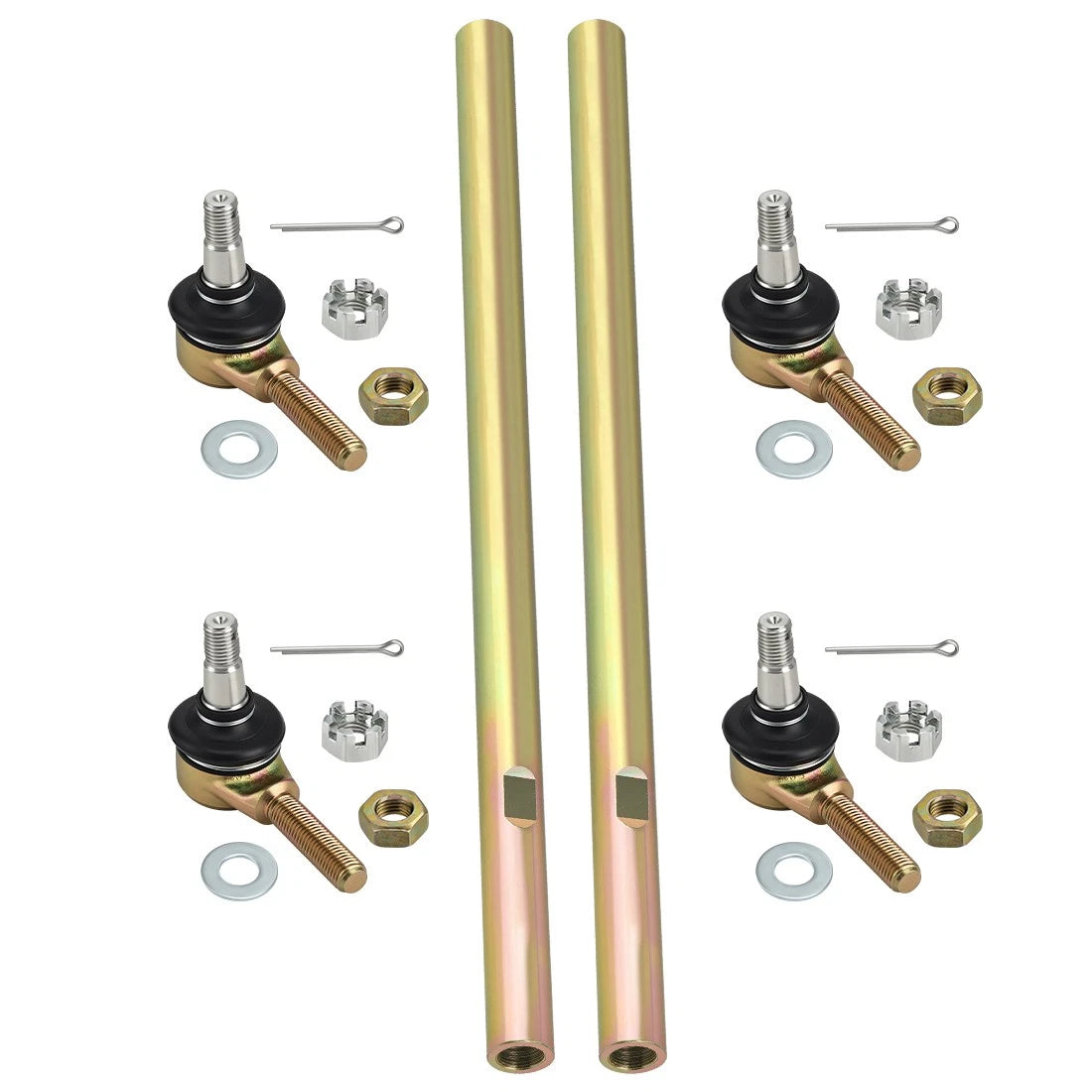 2X Steering Tie Rod w/ Tie Rod End for Yamaha Wolverine 350 YFM350FX (1995–2005)