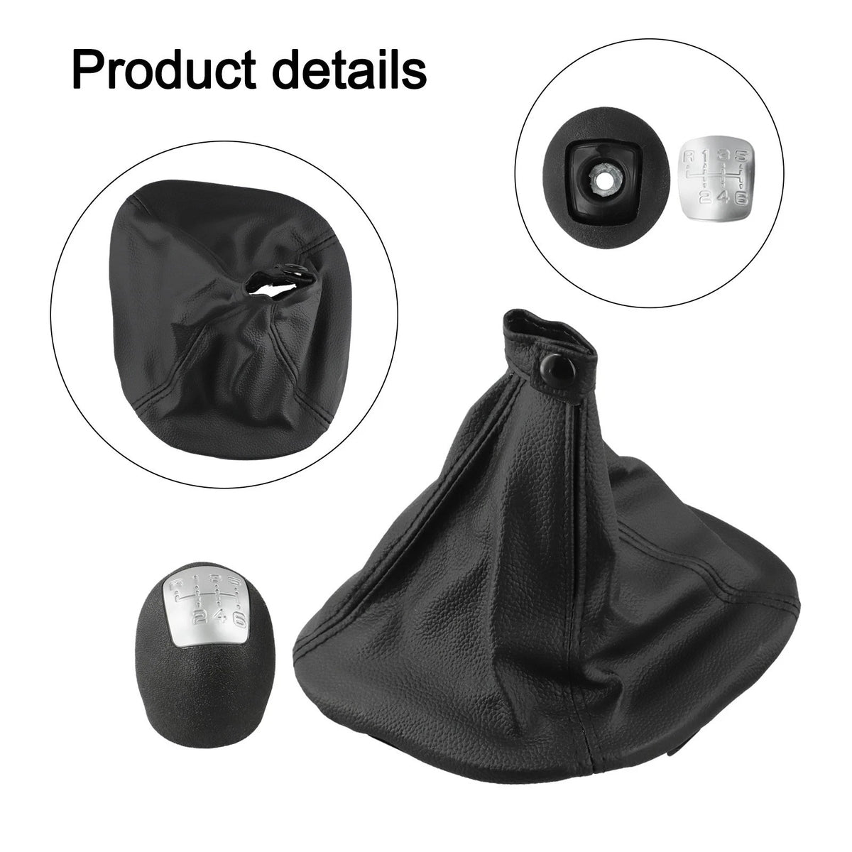 Gear Shift Knob with Gaiter Boot Cover for Iveco Daily