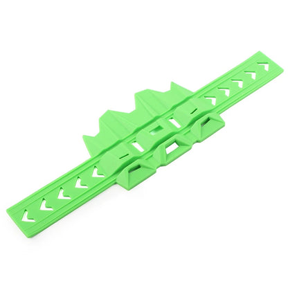 Exhaust Tail Pipe Guard Protector Cover for Universal Motorcycle (Green)