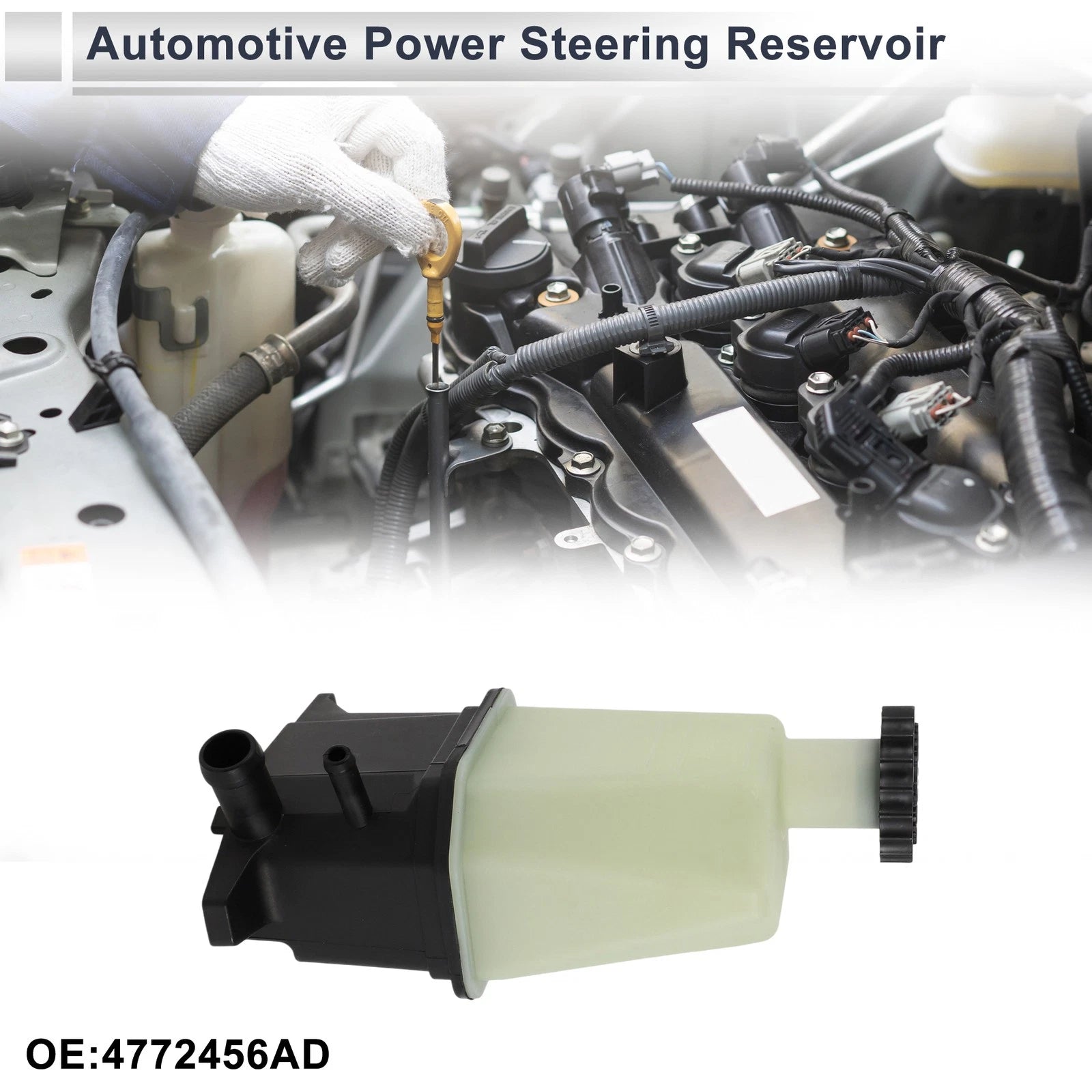 Power Steering Reservoir Replacement for Dodge Intrepid 1998–2004 1 Pc Beige