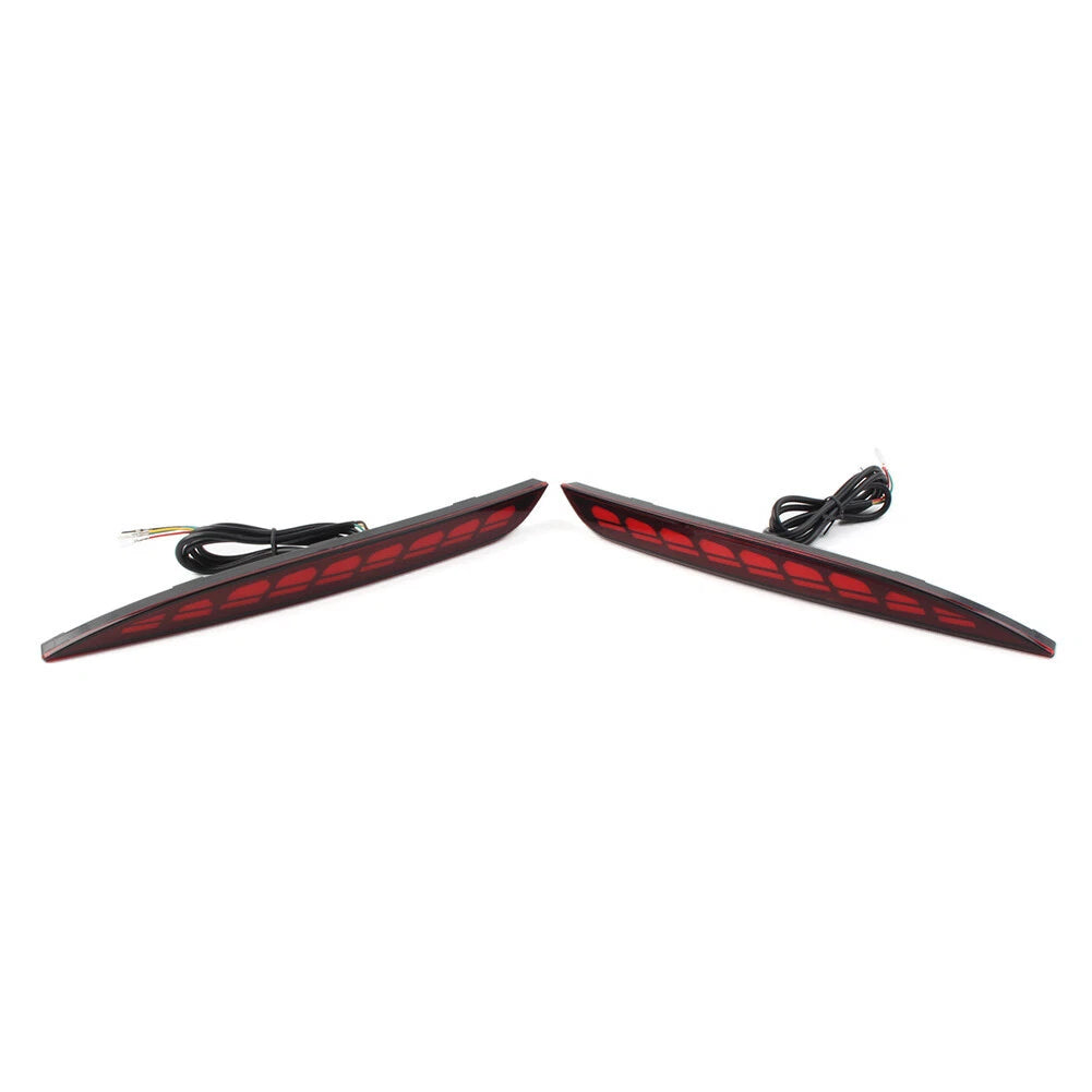 3 Functions Pair Rear Brake Light Turn Signal Reflector for Tesla Model Y (2020–2022)