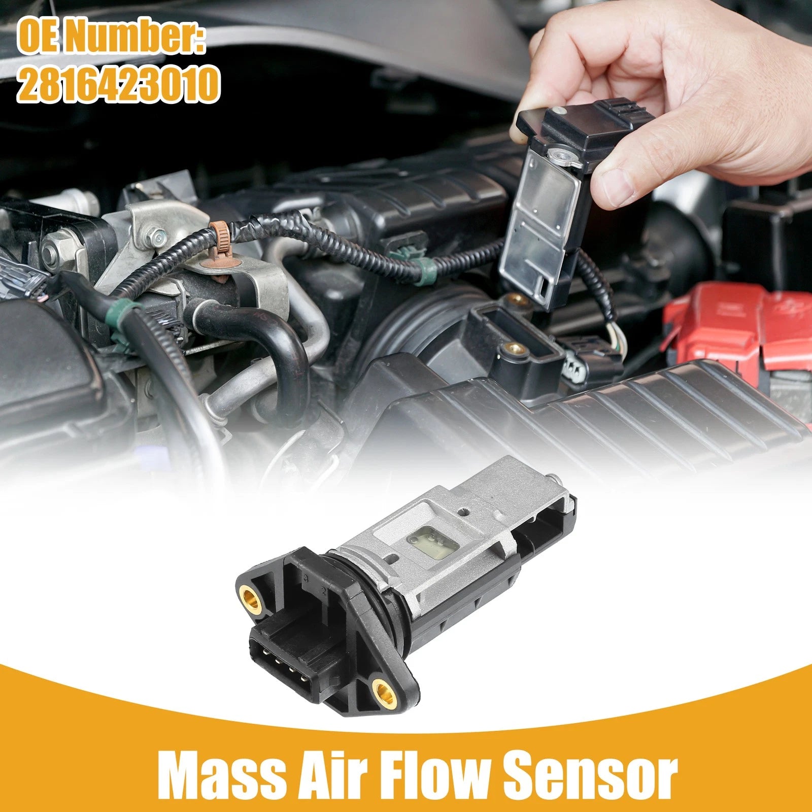 Mass Air Flow Sensor Replacement for Hyundai Elantra GL GLS (1996–2000)