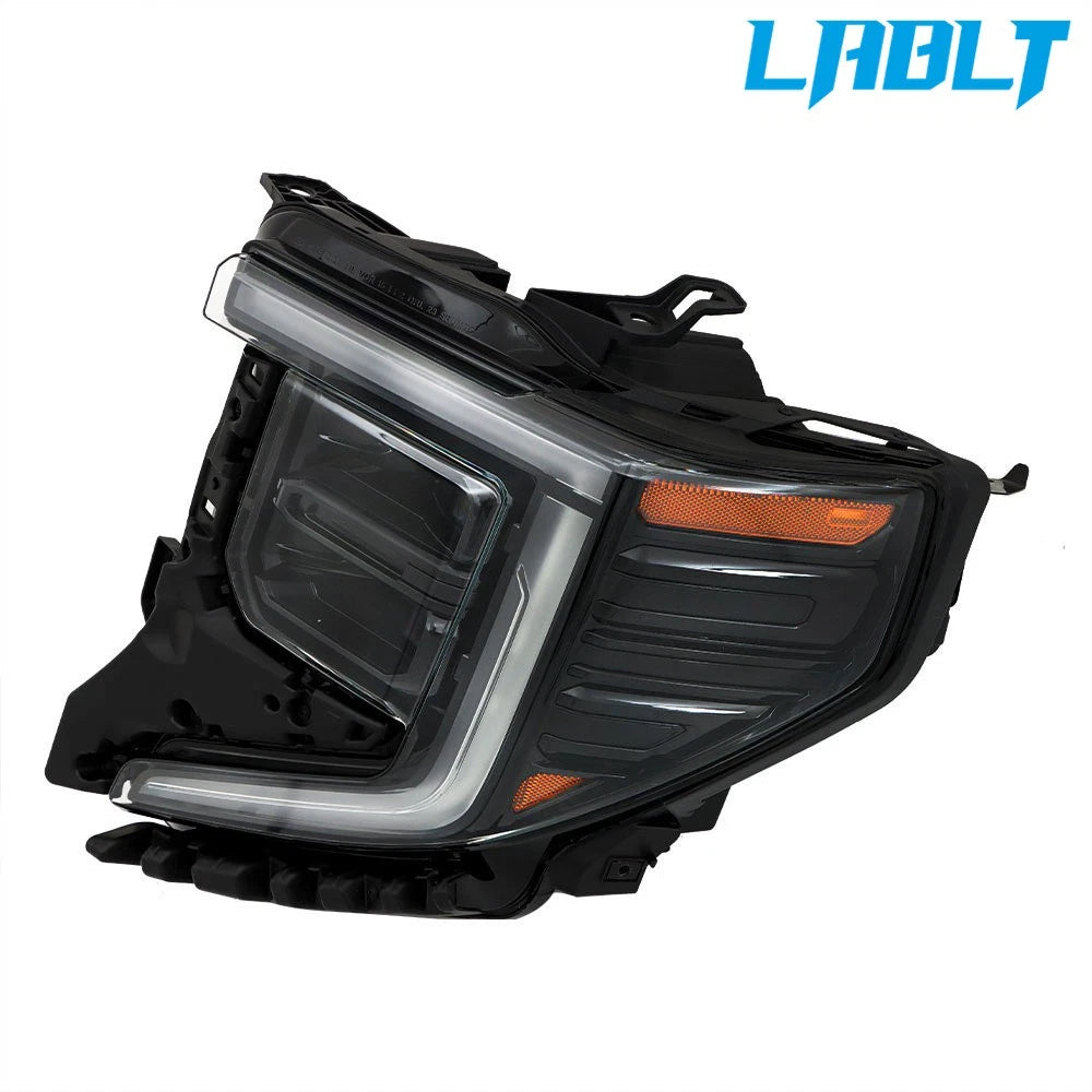 LABLT LH Side LED Black Headlight for GMC Sierra 1500 (2022–2024)