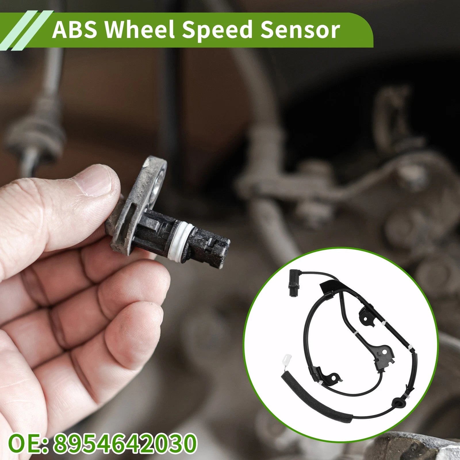 ABS Wheel Speed Sensor Rear Left Replacement for Toyota RAV4 (2019–2024)