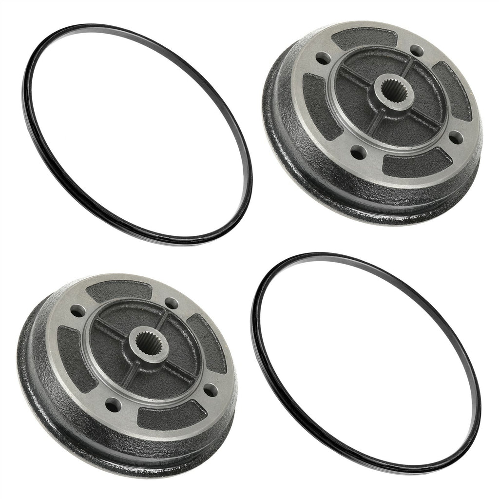 Brake Drum Front Left Right with Seal for Kawasaki Mule KAF540C (1993–2010)