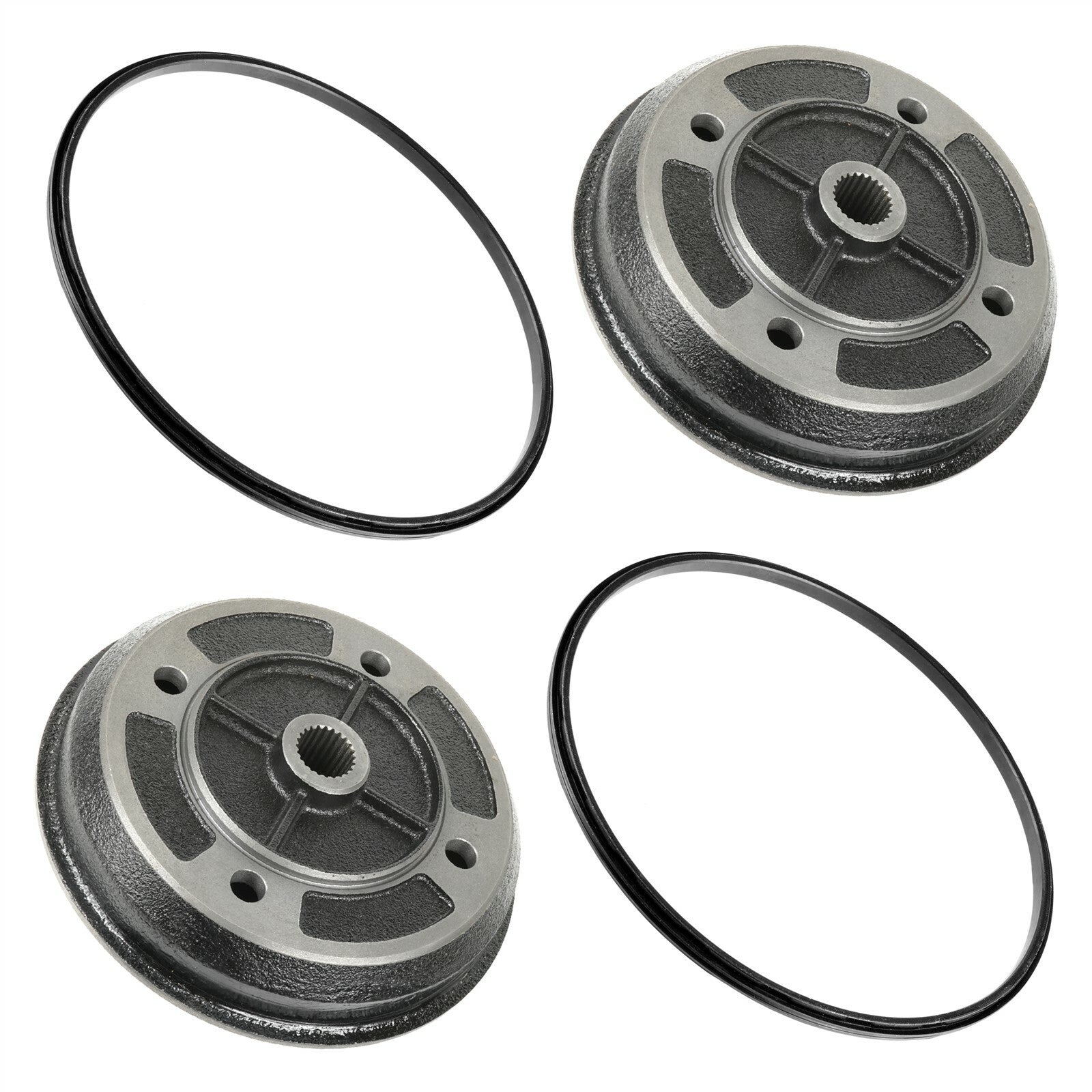 Brake Drum Front Left Right with Seal for Kawasaki Mule KAF540C (1993–2010)