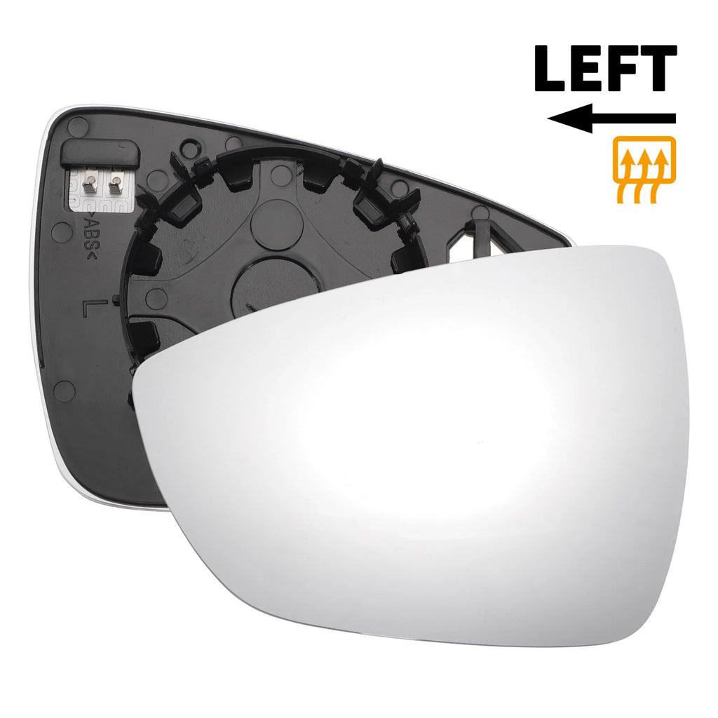 Left Side Heated Convex Mirror Glass for Ford Focus (2018–2023)