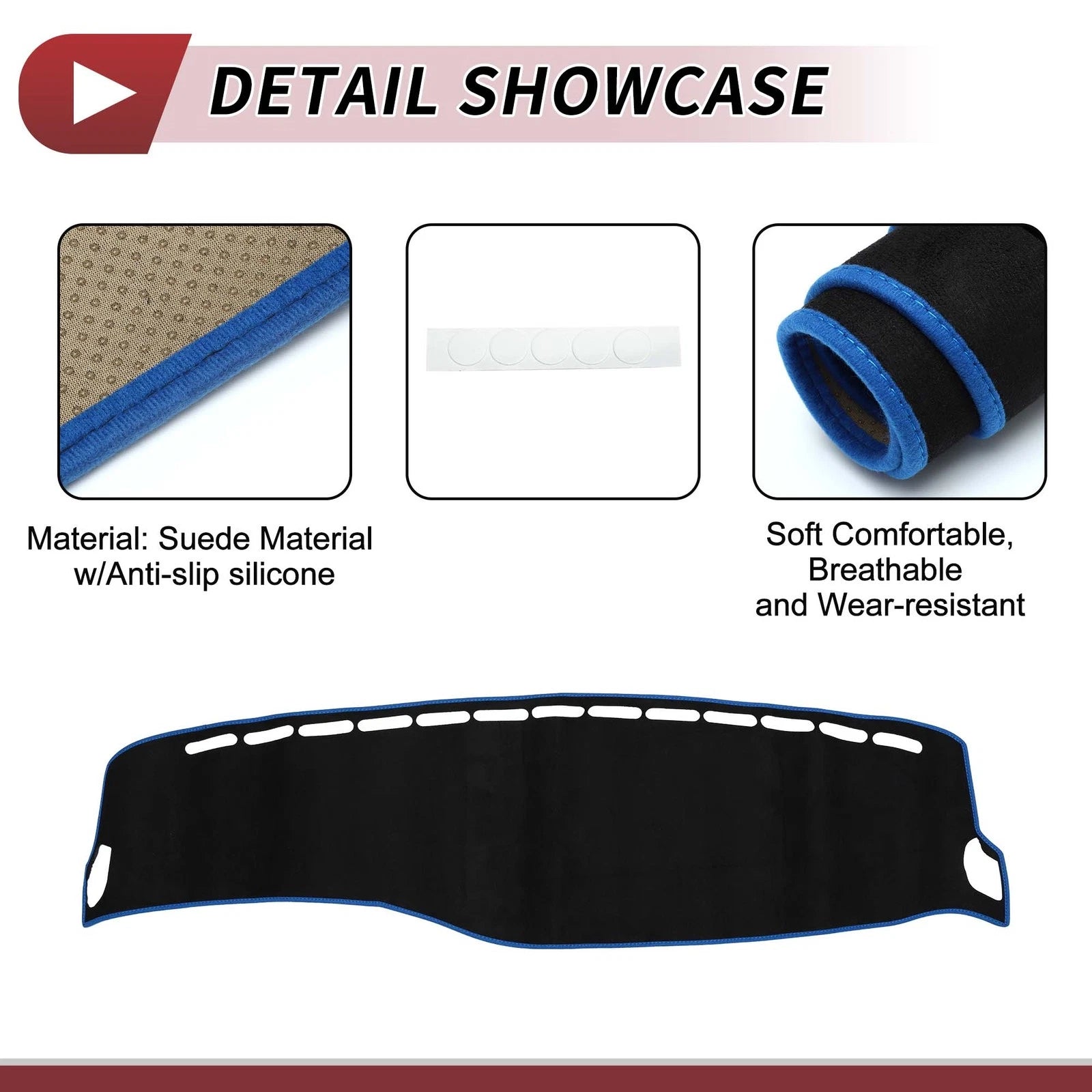 Dashboard Dash Cover Mat Sun Protector for Mercedes S-Class W222 (2014–2020)
