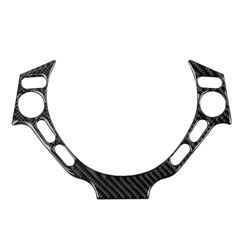 Steering Wheel Button Frame Cover Trim for Nissan GTR R35 (2008–2016) Carbon Black